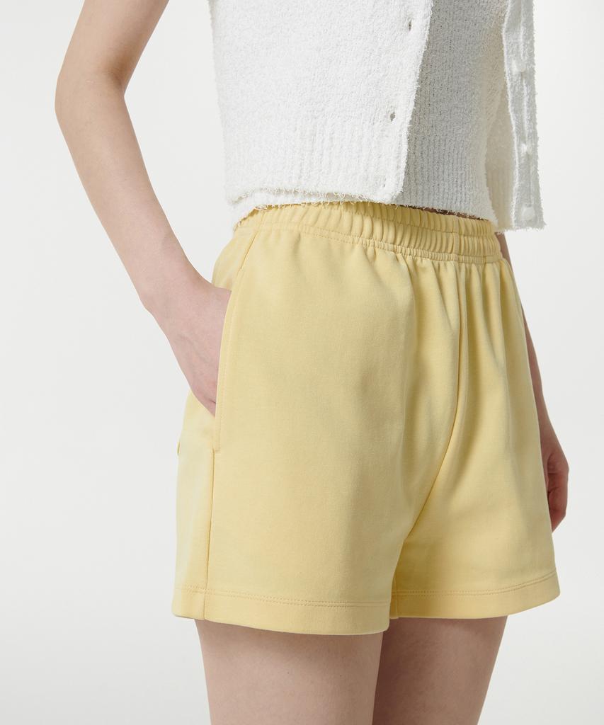MUSINSA STANDARD WOMAN Women'S Double Knit Sweat Shorts [Butter]