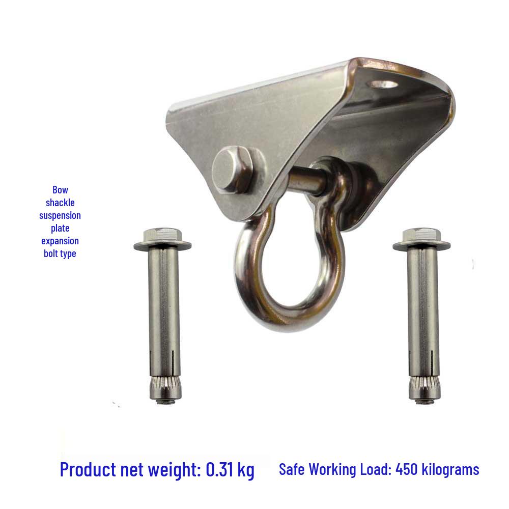 304 Stainless Steel Swivel Hammock Hook Plate for Yoga or Chair Suspension