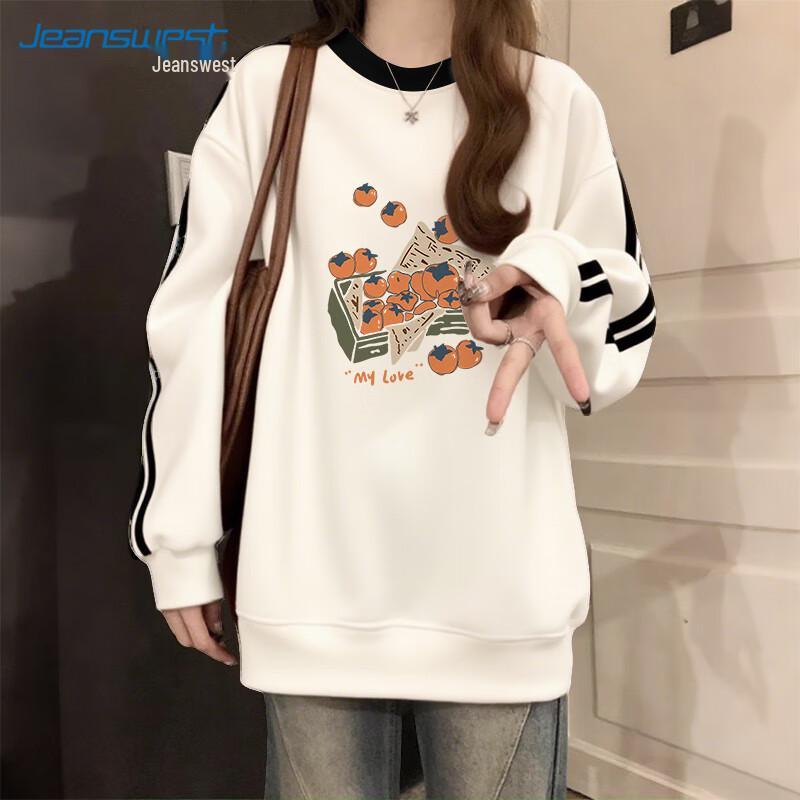 JEANSWEST Damen Sweatshirt mit Cartoon-Grafik im Relaxed Fit