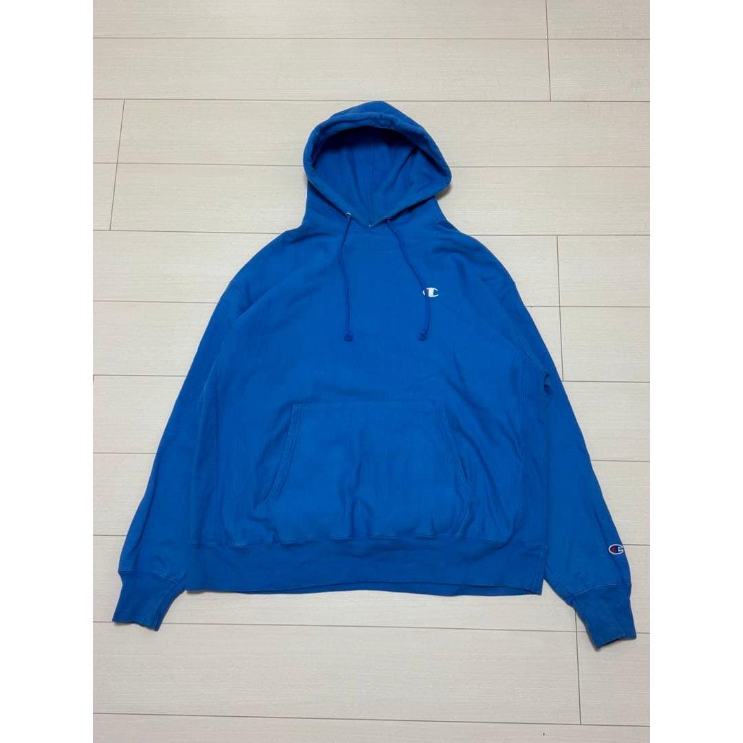 Champion Reverse Weave Parka 2XL Blue Blue
