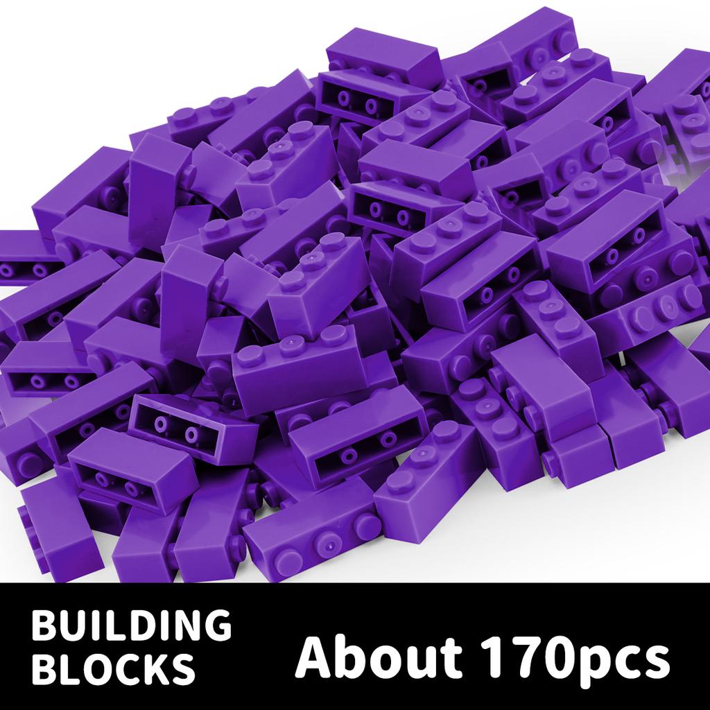 200g1x3 High Brick Multi Colour Timeless Basic Parts Building Imaginative Playthings Building Blocks Playthings Add-ons Fitting