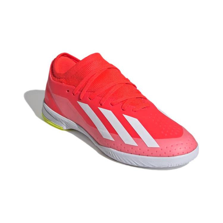Nye adidas Crazyfast League Innendørs Solar Red Cloud White Team Solar Yellow GS IF0684