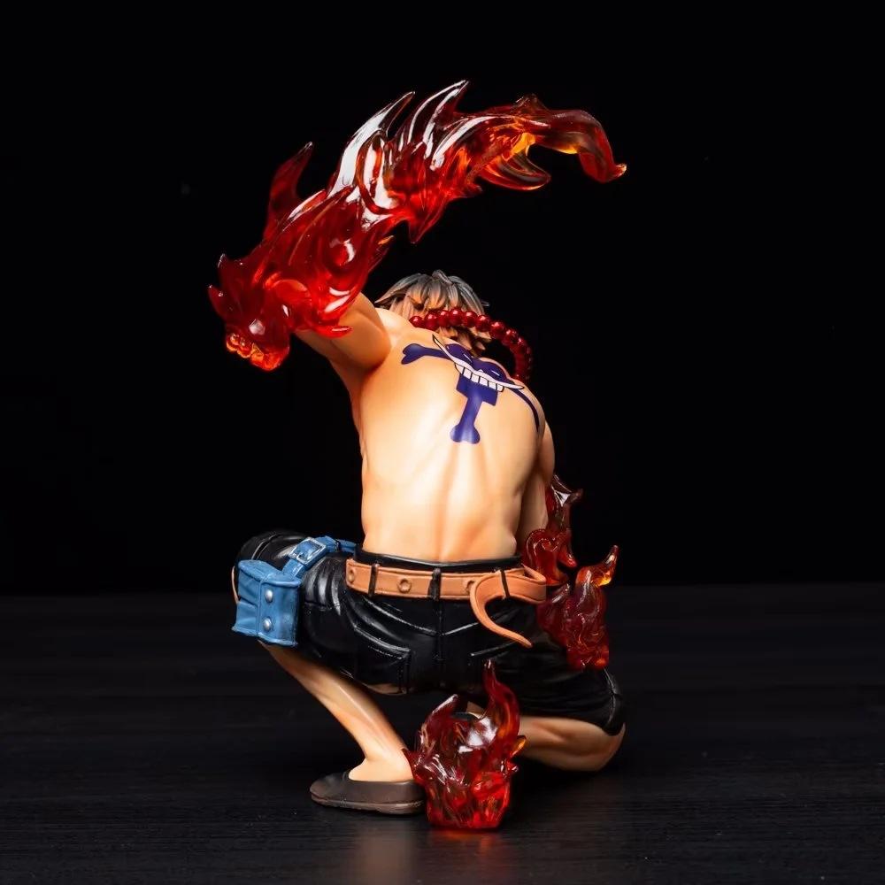 ONE PIECE Top War, Burning Flames, Fire Fist, Ace, Flowing Sakura, Luffy, Ornament, Boxed Figure