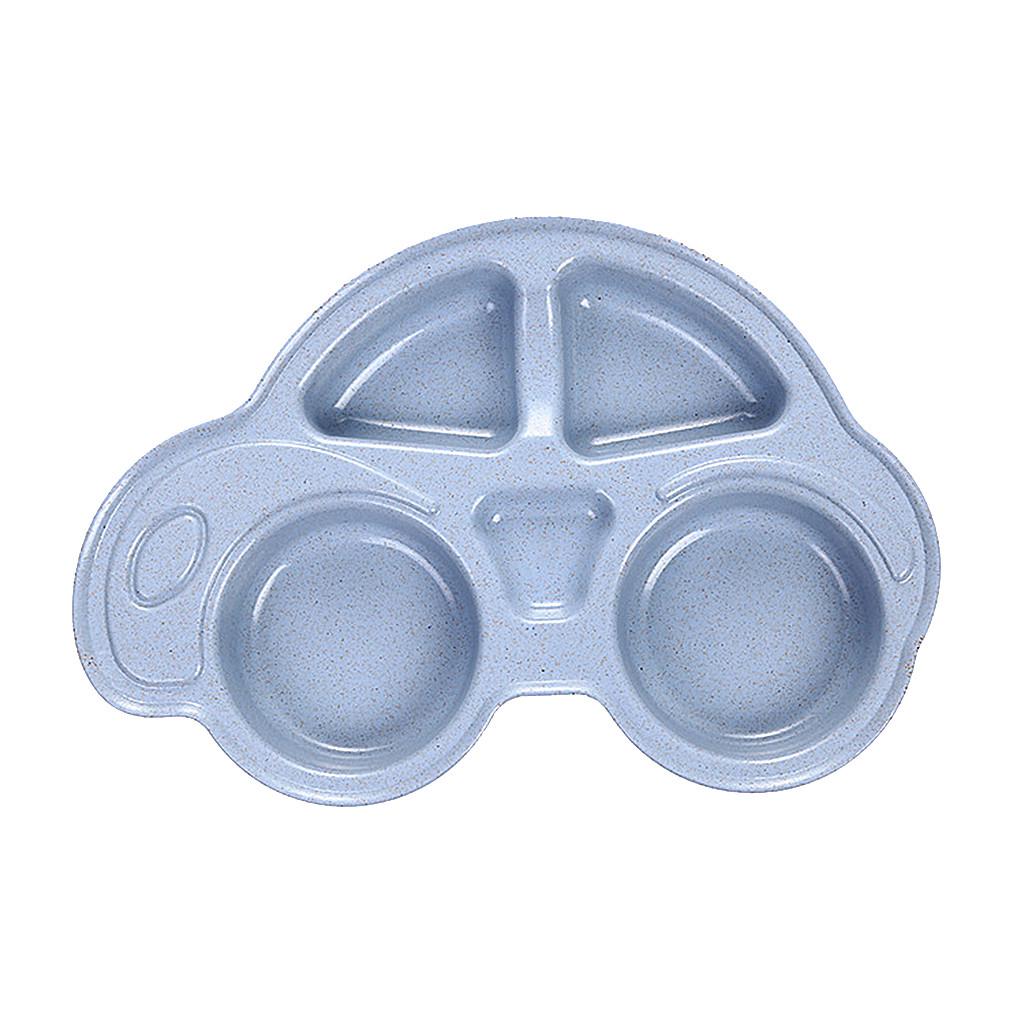 Baby Toddler Divided Plates  Cartoon Dinner Plate Non Slip Kids Tray