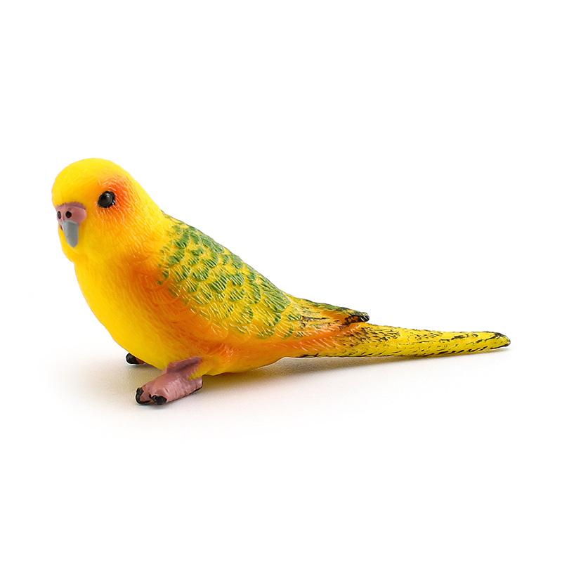 

2 шт. Имитация миниатюрной птицы, попугая, фигурка, модель, украшение для сада, игрушка