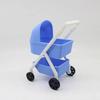 Bedroom Miniature Baby Stroller 1:12 Simulation Baby Bassinet Cart  Kids Toy