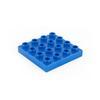 Compatible With Large Particles 4X4 Building Block 16 Holes Building Block Table Building Room Accessories Assembly Puzzle Building Block Double-Sided