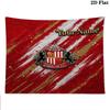 Sunderland A.F Custom Name Wall Tapestry Aesthetic Wall Hanging Printed Fabric Blanket Decorative Tapestries for Bedroom Living Room Home Decor