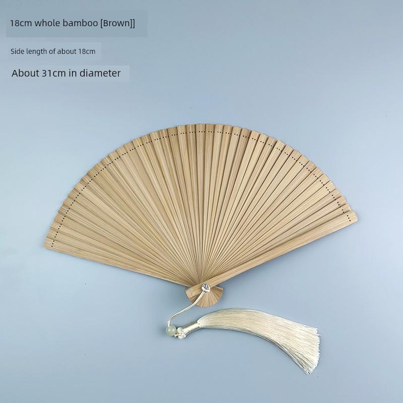 Cut Out 5-Inch Chinese Style Chinese Ancient Style Red and Black Folding Fan