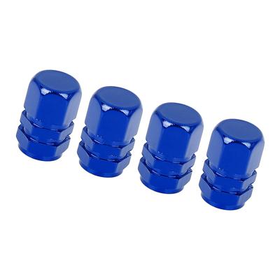 ACROPIX Tire Stem Valve Caps Universal Navy Blue 4pcs