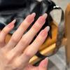 Pure Desire Ice Clear Nude Manicure: Gentle Whitening Press-on Nails
