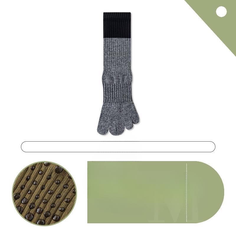 Women's Summer Sports Non Slip Indoor Professional Fitness Yoga Pilates Five Finger Socks