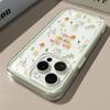 Étui de téléphone souple transparent avec lettres florales pour Samsung Galaxy S26 Ultra S23 S25 FE S24 S22 Plus A57 A37 A55 A54 A36 A35 A15 A16 Housse