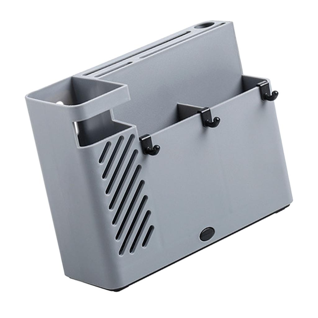 Knife Utensil Storage Rack Multifunctional Space Saving Plastic Punch Fre Wall Mounted Knife