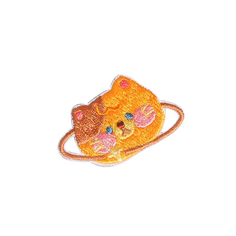 Three Love Cloth Stickers Planet Animal Patterns Stickers Clothes Bags Pants Hole Patches Self-Adhesive Small