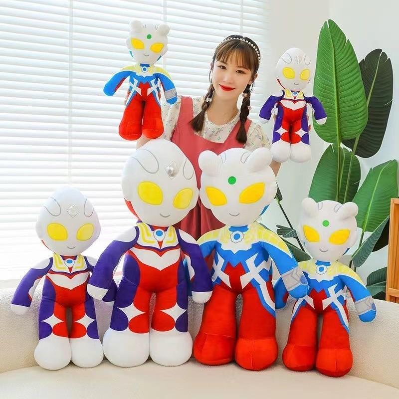Adorable Ultraman Plush Toy Printed Doll Soft Short Plush Decoration For Kids