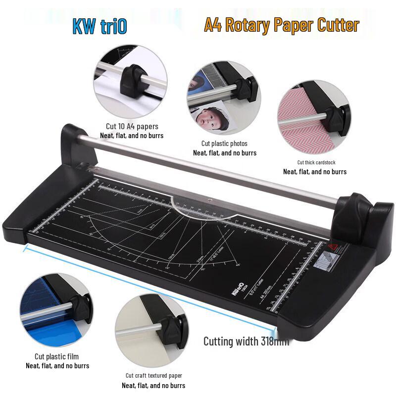 KW-triO 13049 Rolling Paper Cutter CN Plug (adapter Included)