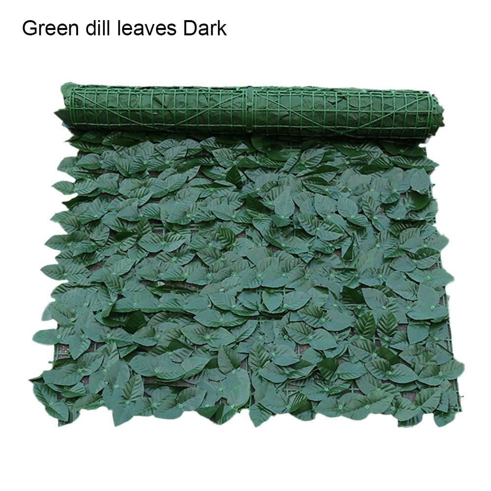 Artificial Hedges Ivy Leaf Garden Fence Roll Privacy Screen Wall Cover Decor