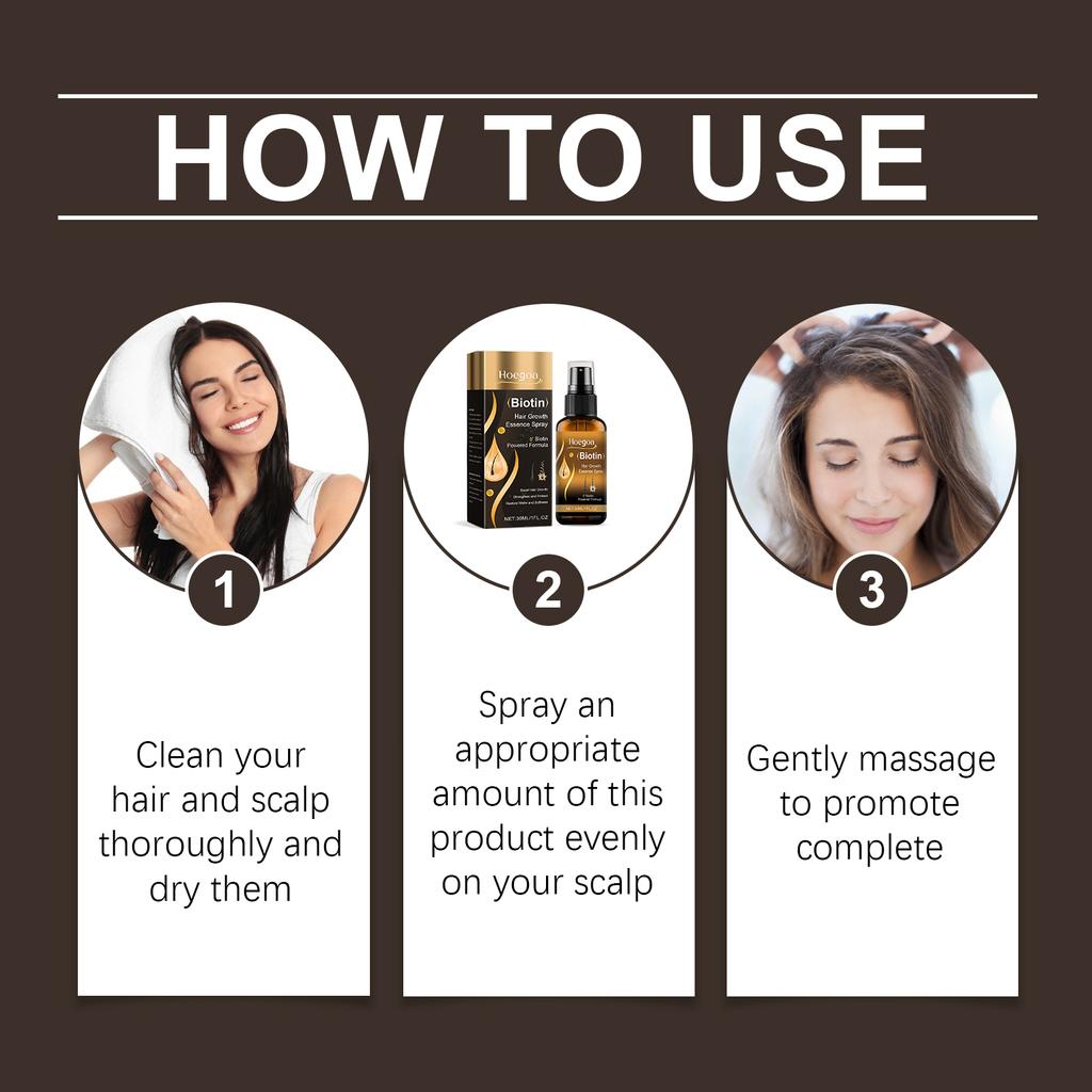 Hair Care Spray Strengthening Hair Nourishing Scalp Care Anti-Frizz Smoothing Shine Care Spray