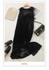New Chinese Style Silk Velvet Jacquard Vest Dress 2026 Spring Fashion Versatile Round Neck Sleeveless Dress