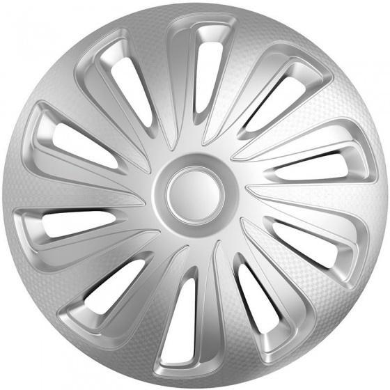AUTO-STYLE Jeu d'enjoliveurs Idaho 13-inch argent