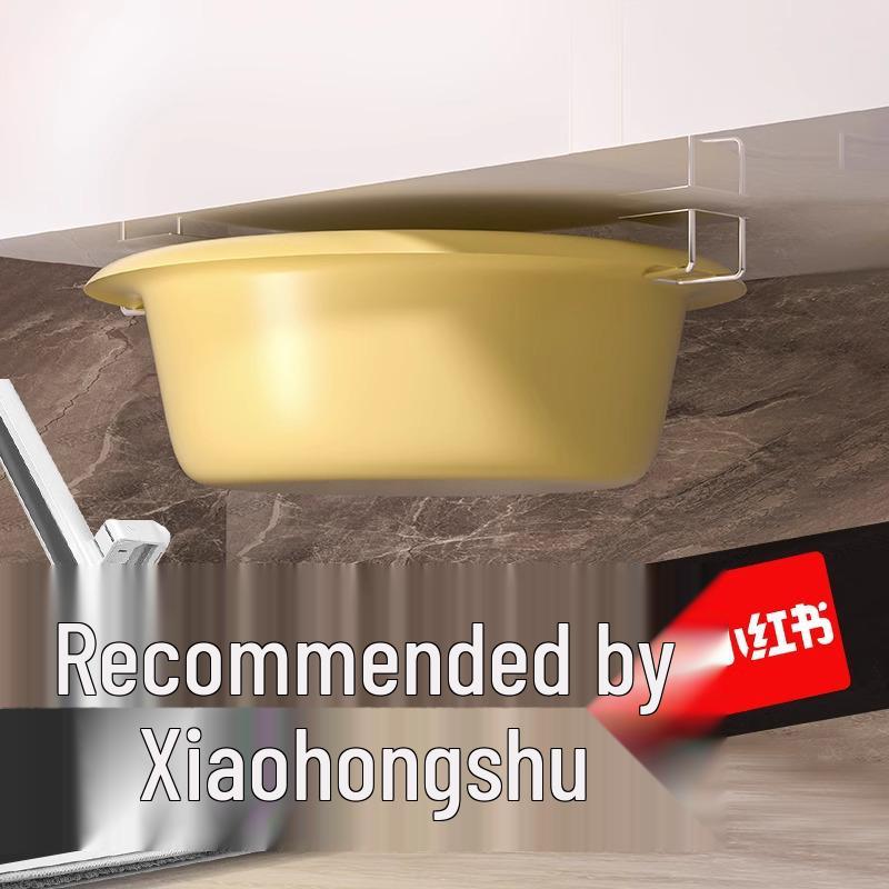 Wall-Mounted Bathroom Vanity and Sink Storage Rack with Cabinet