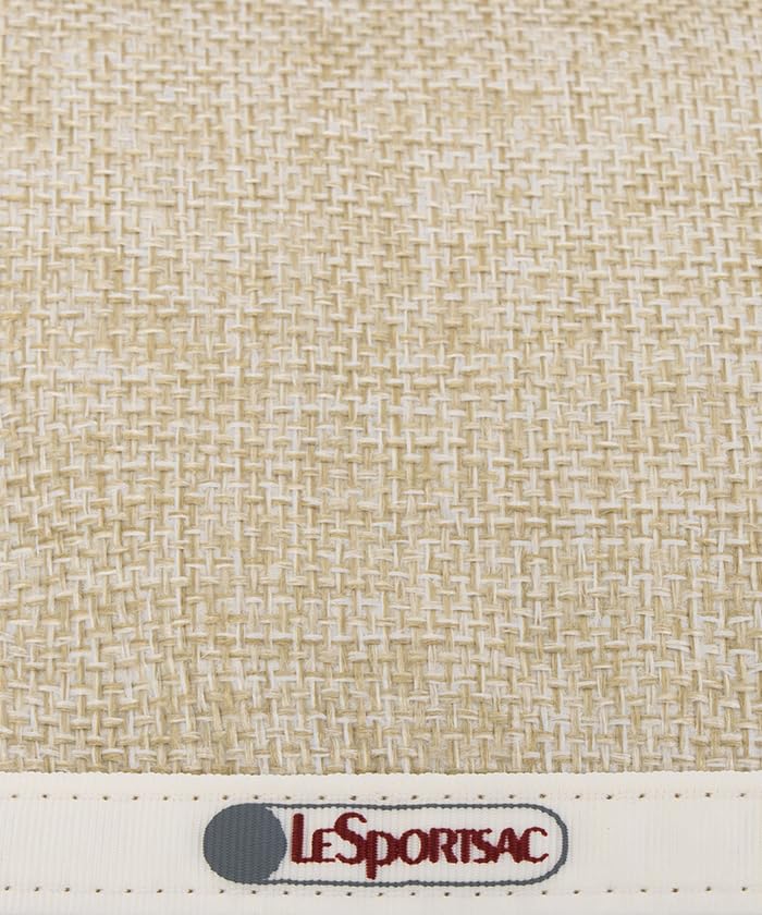 Official Shoulder Bag MED DRAWSTRING Ecru Moon Raffia [LeSportsac] BAG/1062 Women's