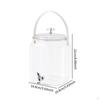 Beverage Dispenser And Jug Handling with Water Juice Cover