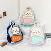 Backpack Childrens With Cartoon Rabbit And Carrot Design For Daily Kindergarten