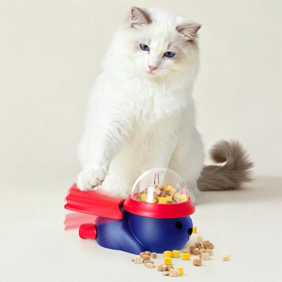 Interactive Dog Treat Dispenser Cats Fun Puzzle Feeder Cute Shape Slow Feeder Treat Dispensing Toy for Dogs And Cats Healthy Eating Mental Stimulation