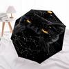 1pc cat constellationsOpen/Close Umbrella-Windproof, Compact Travel Umbrella, Sturdy 8-Rib Shaft, Outdoor Accessory1198