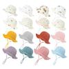 Baby Cotton Bucket Hat  Children Sunscreen Outdoor Caps Boys Girls Print Hat Unisex Beach Fishing Hat