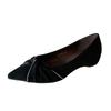 Y 2777-5 pointed single shoes women's flat 2025 autumn new versatile French shallow mouth beanie ladyshoes work boat shoes