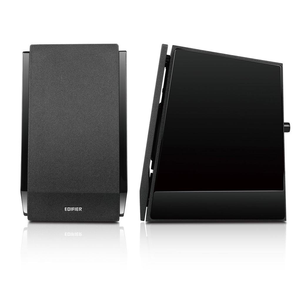 Edifier R1850DB Aktiver Regallautsprecher Bluetooth für 70W RMS Verstärker Hochtöner und Subwoofer Set Schwarz V5.1 PC/TV/PS5, 2-Wege Ausgang, Eingebaut -