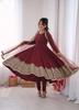 Women Bollywood Anarkali Long Gown Salwar Suit Indian Designer Party Wear Salwar Kameez