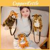 Highquality Plush Tiger Crossbody Bag For Kids Perfect For Everyday Adventures
