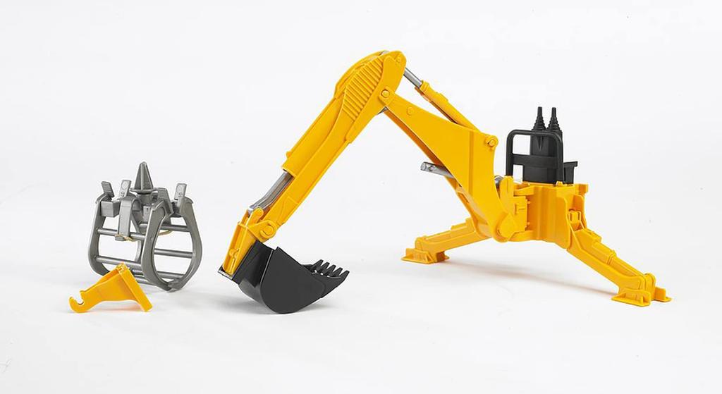 Bruder Backhoe (Rear Shovel) & Grapple Parts BR02338