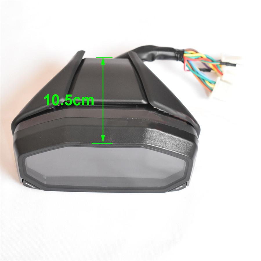 Universal Motorcycle LED LCD Speedometer Digital Backlight Waterproof Odometer Tachometer For 1,2,4 Cylinders Motor Electronics