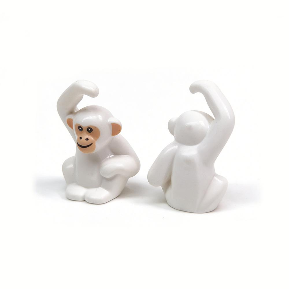 DIY-Teile mit Tierdruck: Ziege, Möwe, Pinguin, Fisch, Schaf - Kompatibel mit MOC Bausteinspielzeug