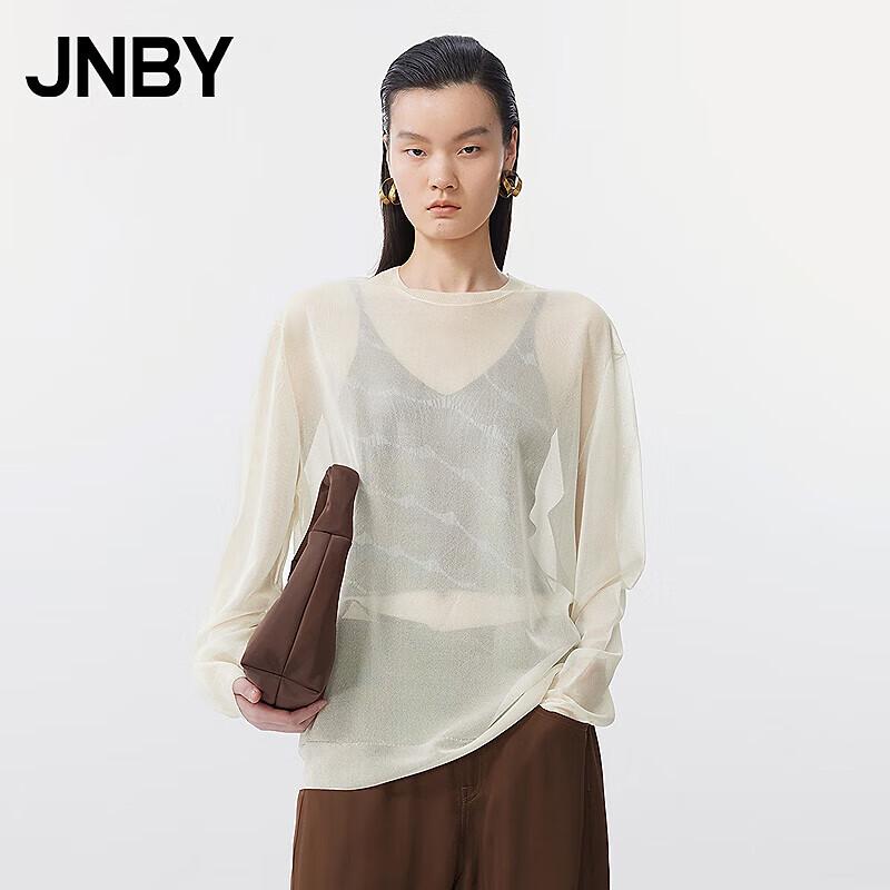 JNBY 2025 Summer Round Neck Pullover Knit Sweater