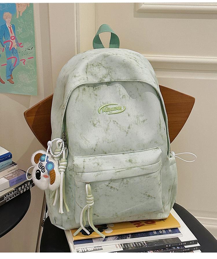Schultasche literarisch, einfach und große Kapazität Japanischer Camping-Rucksack vielseitig und leicht Studenten-Schultasche Freizeit
