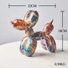 Individualistic Colorful Sculpture Animal Statuette Graffiti Home Living Room Desk Aesthetic Crafts Tv Cabinet Decor Ornament