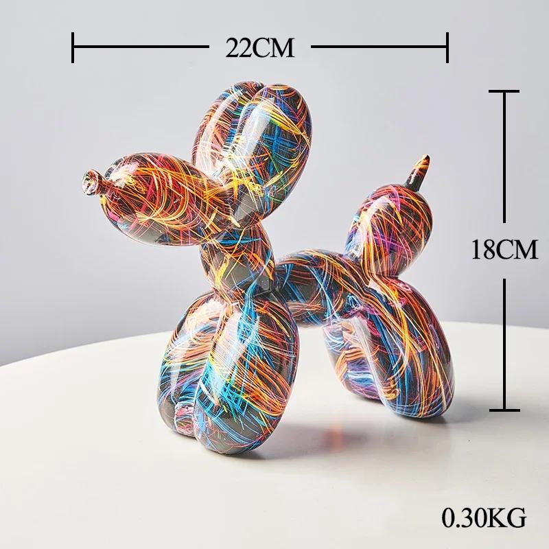 Individualistic Colorful Sculpture Animal Statuette Graffiti Home Living Room Desk Aesthetic Crafts Tv Cabinet Decor Ornament