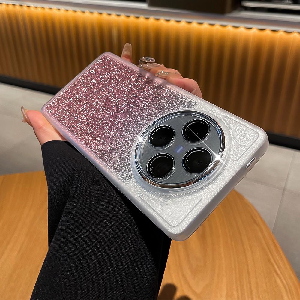 Pro VIVO X200 X100S Pro Pouzdro Měkké Třpytivé S Prstenovým Stojanem Magnetický Ochranný Zadní Kryt Pouzdro Pro VIVO X200 Pro Mini X100 Ultra