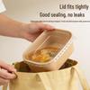 Disposable Kraft Paper Rectangular Food Containers