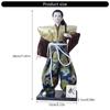 Traditional Japanese Samurais Dolls with Kimonos Figurine In Kimonos for Decoration