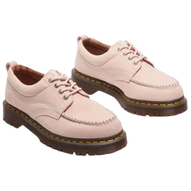Dr. Martens Lowell Leather Comfortable Fashion Low-Top Casual Shoes Unisex Casual Shoes Pink 40817650