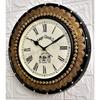 Pine Wood MDF Abstract Wall Analog Clock (Black, Clock Size : 12 X12 Inch , Dial Size : 8 Inch)