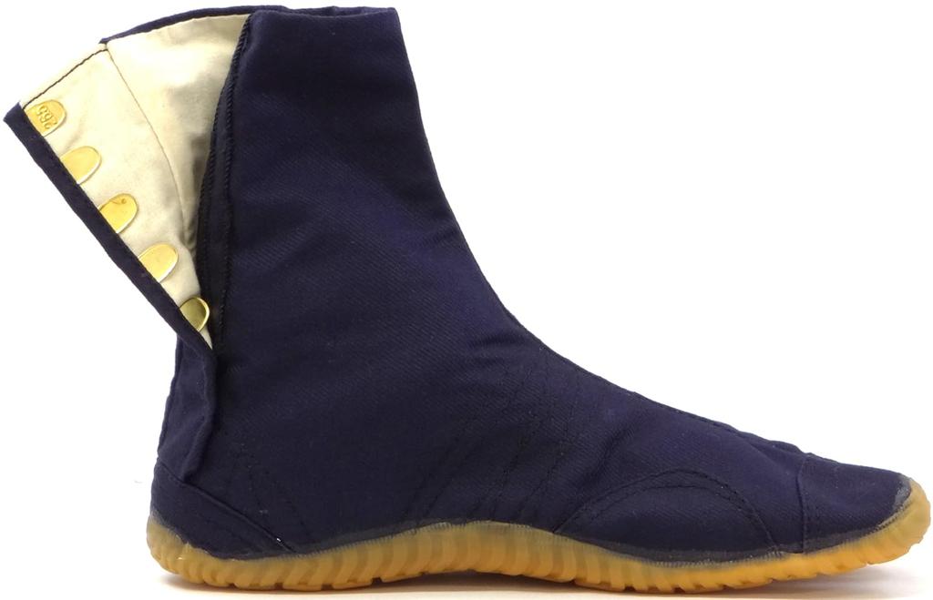 Rikioh Festival Tabi, New Barefoot Tabi II, 7-Piece Set, Navy Blue, 25.0 cm