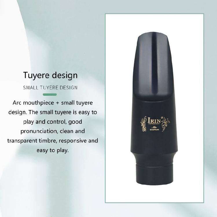 Alto Saxophone Flute-Head Mouthpiece with Plastic Cap & Ligature Easy To Use